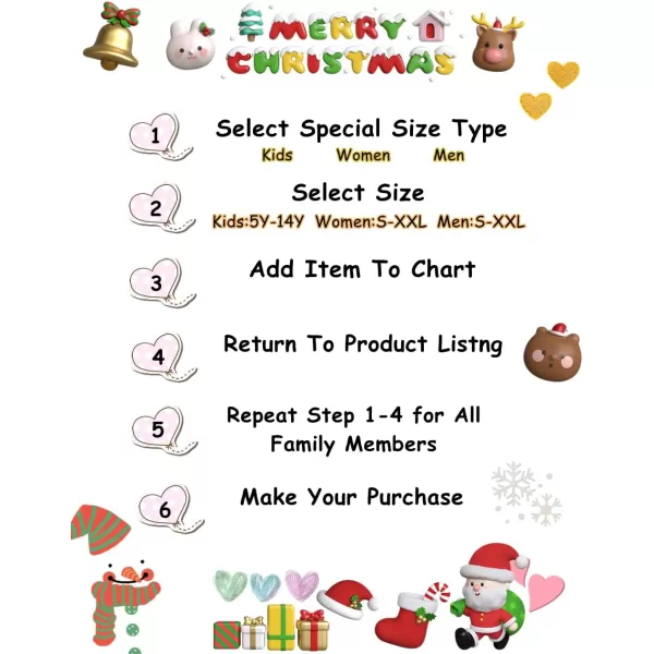 Ekouaer Family Matching Hoodie Onesies Zipper Christmas Jumpsuit 2023 Winter Fashion One Piece PajamasMen Familychristmas Stylebear