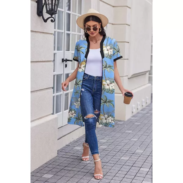 Ekouaer Housecoat Women Zipper Front Duster Robe Short Sleeve Lounger Housedress Pockets Nightgown Casual Nights SXXXLPat6
