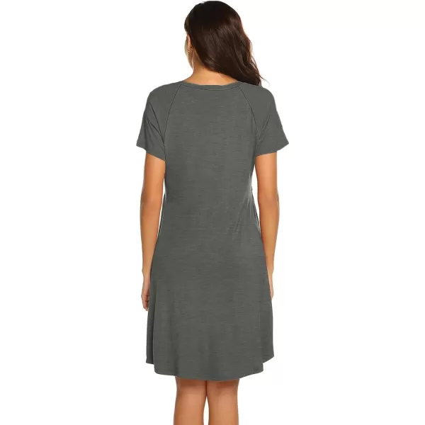 Ekouaer Nursing Gown 3 in 1 DeliveryLaborNursing Nightgown Women Maternity Hospital Gown Zipper Breastfeeding SleepwearMgt3