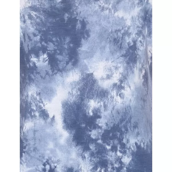 Ekouaer Tie Dye Pajamas Set Womens Loungewear Sleepwear 2 Piece PJ SetsTie Dye Grey Blue