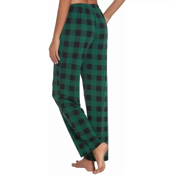 Ekouaer Women Lounge Pants Comfy Pajama BottomAplaid 34