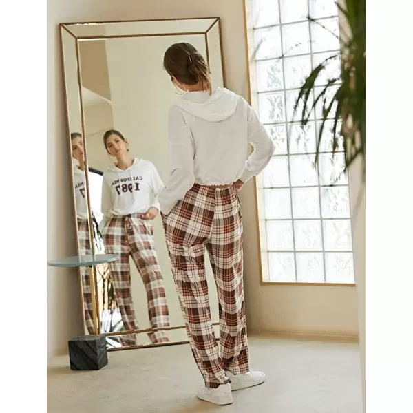 Ekouaer Women Lounge Pants Comfy Pajama BottomAplaid 59