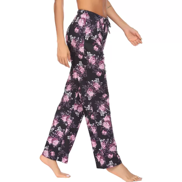 Ekouaer Women Lounge Pants Comfy Pajama BottomPattern 2