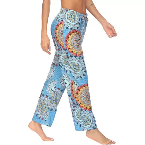 Ekouaer Women Lounge Pants Comfy Pajama BottomPattern 3