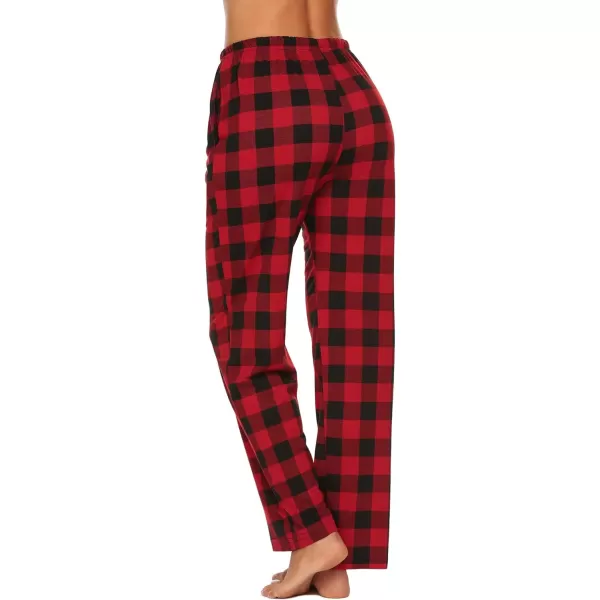 Ekouaer Women Lounge Pants Comfy Pajama BottomPlaid 1