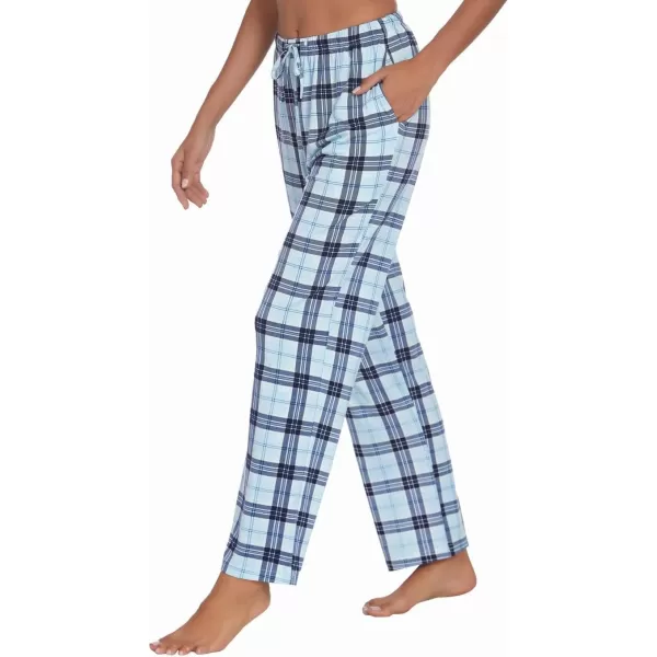 Ekouaer Women Lounge Pants Comfy Pajama BottomPlaid 13