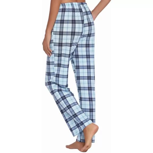 Ekouaer Women Lounge Pants Comfy Pajama BottomPlaid 13