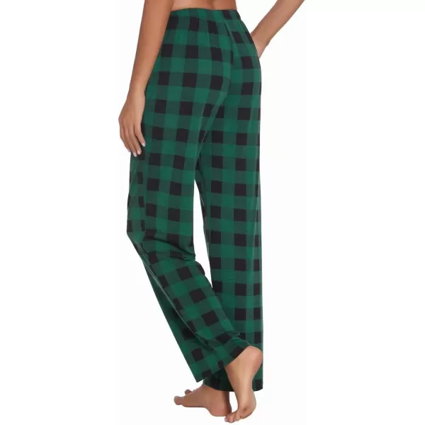 Ekouaer Women Lounge Pants Comfy Pajama BottomPlaid 14