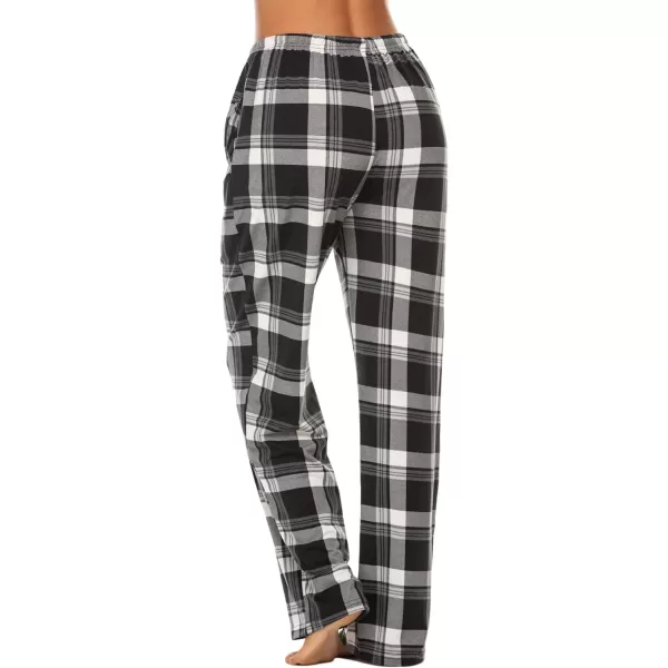 Ekouaer Women Lounge Pants Comfy Pajama BottomPlaid 4