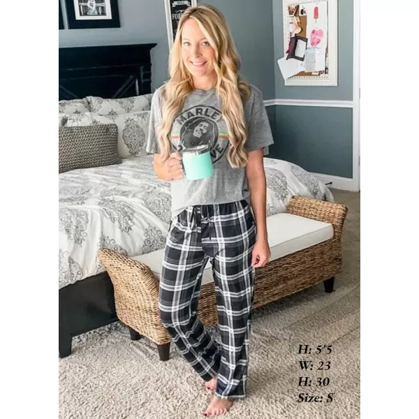 Ekouaer Women Lounge Pants Comfy Pajama BottomPlaid 4