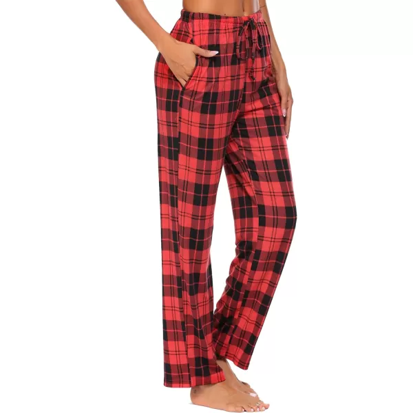 Ekouaer Women Lounge Pants Comfy Pajama BottomPlaid 6