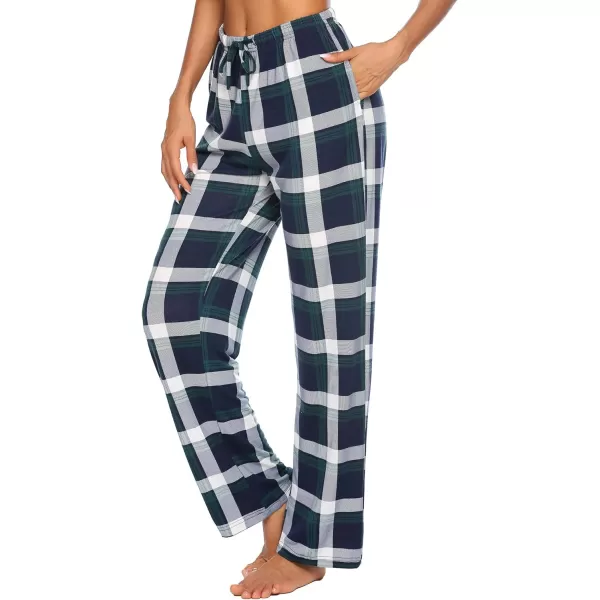 Ekouaer Women Lounge Pants Comfy Pajama BottomPlaid 8