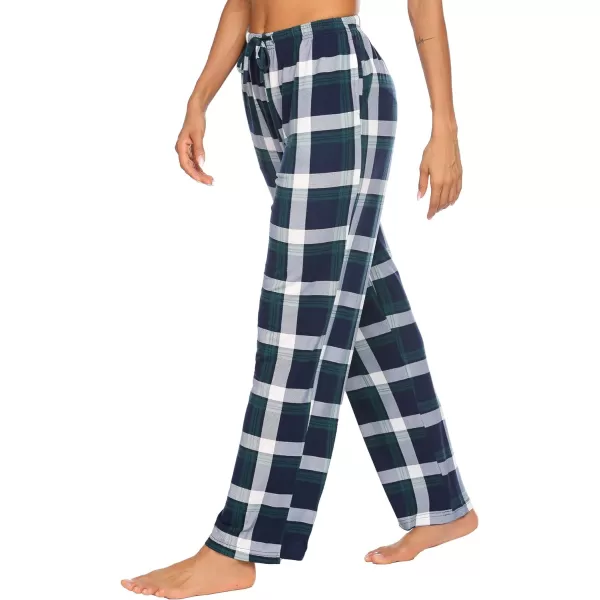 Ekouaer Women Lounge Pants Comfy Pajama BottomPlaid 8