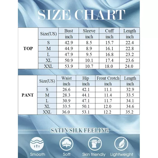 Ekouaer Women Satin Pajamas Set Button Up Nightgown Short Sleeve VNeck Sleepwear Two Piece Shorts Set Nightwear S2XLDark Cyan