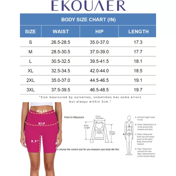 Ekouaer Womens 85 Board Shorts High Waisted Swimsuit Bottoms Cross Waist Beach Surf Swimwear with Pocket S3XLRose Red