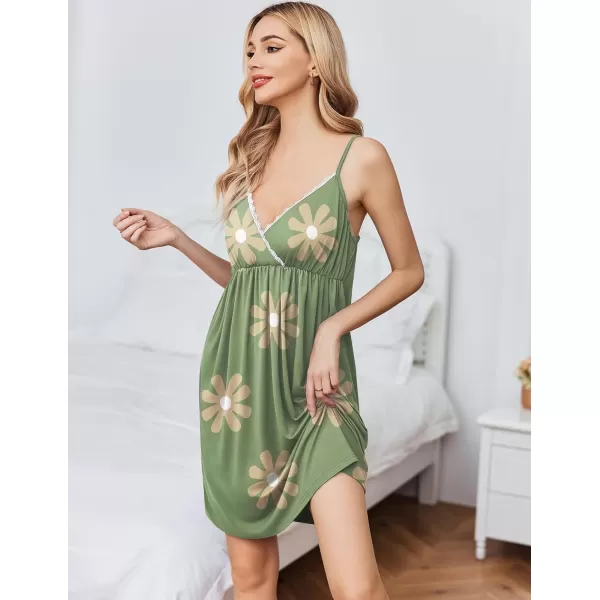 Ekouaer Womens Maternity Nursing Gown and Robe Set Labor Delivery Nuring Nightgowns for Hospital Breastfeeding RobesYellowSage Green