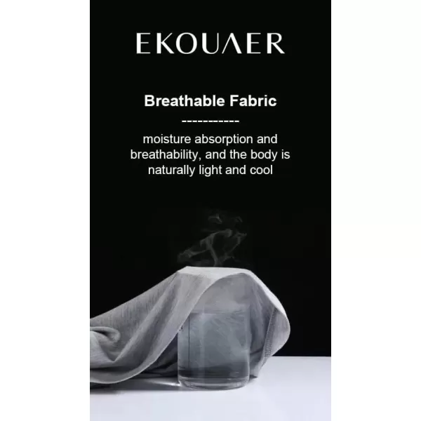 Ekouaer Womens Nursing Tank Tops for Breastfeeding 3 PacksBlackamplight Gray ampGreengp4