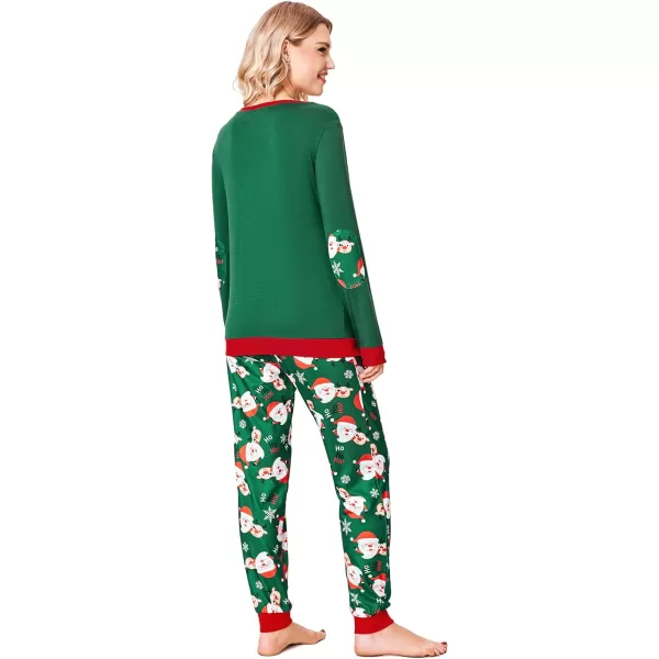 Ekouaer Womens Pajamas Sets Long Sleeve with Plaid Pants Soft Sleepwear O Neck 2 Piece Pjs Joggers Loung Set with PocketsPat50