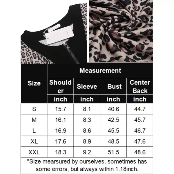 EkouaernbspWomensnbspZippernbspFront LongnbspHousedressLeopard Print