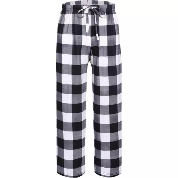 Ekouaer Boys Pajama Pants Long Sleep Pants Soft Elastic Waist Pajama Bottoms Plaid Lounge Pants with 2 Pockets 414 YearsAayarn Dyed Lattice5