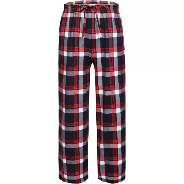 Ekouaer Boys Pajama Pants Long Sleep Pants Soft Elastic Waist Pajama Bottoms Plaid Lounge Pants with 2 Pockets 414 YearsAyarn Dyed Lattice2