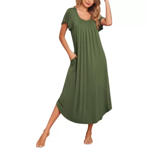 Army Green (Midi Length)