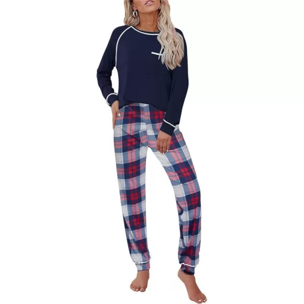 Pat7-navy Plaid