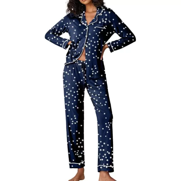 Stars Pattern - Navy