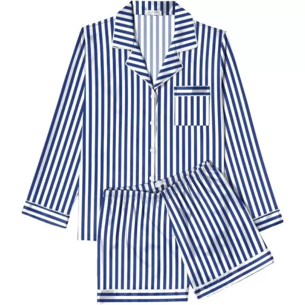 Vertical Stripes-navy