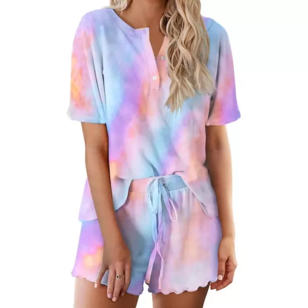 Tie Dye Purple Blue