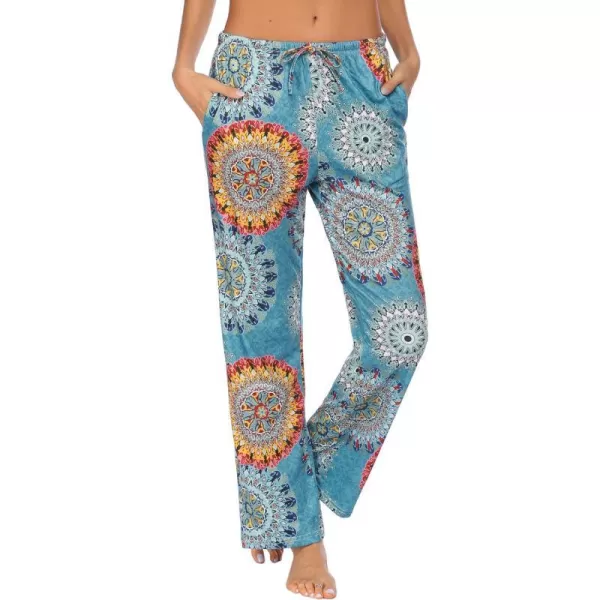 Ekouaer Women Lounge Pants Comfy Pajama BottomPattern 3