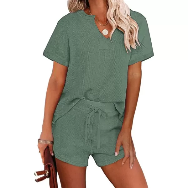 Short Sleeve-sea Green