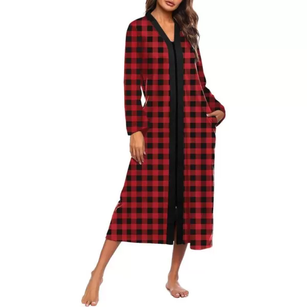 C-black and Red Plaid