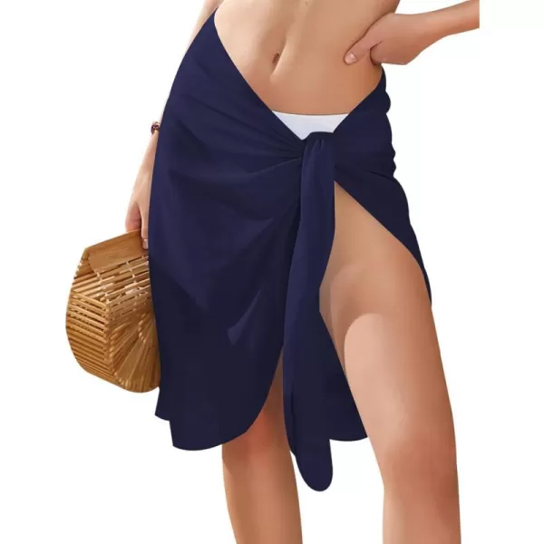 Ekouaer Womens Chiffon Swimsuit Sarong Cover UpsAnavy Blue