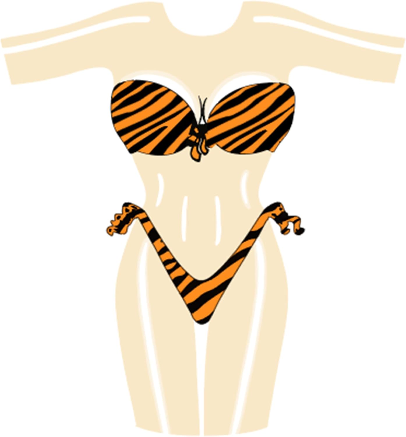 Ekouaer Womens Bikini Shirt Cover Up Short Sleeve Cute Bikini Print CoverUp Baggy T Shirt Dress Fun WearBrown Zebra