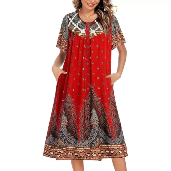 Red Ethnic Print