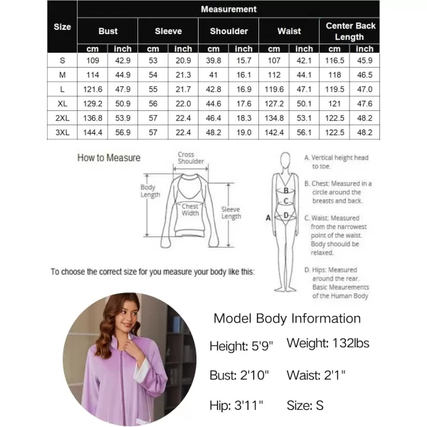 imageEkouaer Women Zipper Robe Long Sleeve House Coats Velour Robes Soft Bathrobe with Pockets Nightgown S3XLLavender