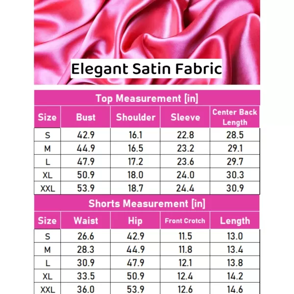 imageEkouaer Womens 2 Piece Satin Pajama Set Long Sleeve PJs Sets Button Down Lounge Sets Soft Sleepwear SetBrown