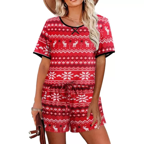 Red Christmas Tree Print