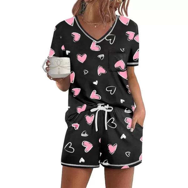 Black Pink Heart