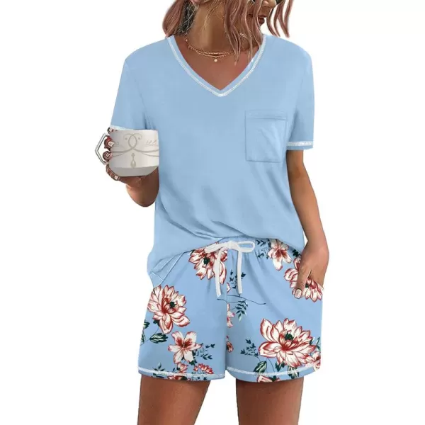 Light Blue Floral