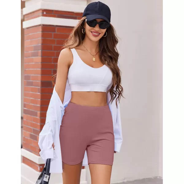 imageEkouaer Womens Pajamas 2 Piece Lounge Sets Oversized V Neck TShirts Tops Biker Shorts Set Workout Reversible Tracksuit SXXLGray Purple