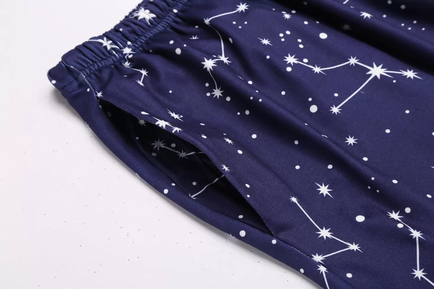 imageEkouaer 3 PCS Capri Pajamas for Women Set Short Sleeve Pajama Sets Floral Pj Sets Soft Sleepwear with PocketsBlue Stars
