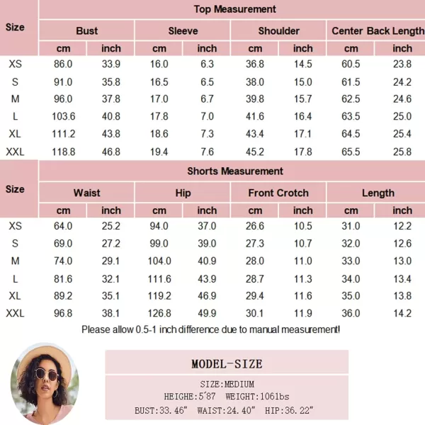 imageEkouaer Womens Pajama Sets Short Sleeve Pajamas for Women Sets Soft Lounge Sets Casual V Neck Sleepwear PJSPink Plaid
