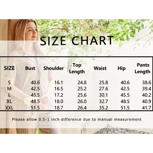 imageEkouaer Womens Rib Knit Pajamas Button Up Lounge Sets Short Sleeve Top and Long Pants Matching Pjs Sleepwear LoungewearBrown