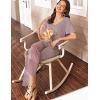 imageEkouaer Lounge Sets for Women Short Sleeve Top and Long Pants Ribbed Knit Pajama Set 2 Piece PJ Sets OutfitsLilac
