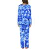 imageEkouaer Womens Pajama Set Long Sleeve Pj Sets Two Piece Loungewear Soft Pajama Top and Pants Pjs SleepwearBlue Stars Tie Dye