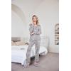 imageEkouaer Womens Pajama Set Long Sleeve Pj Sets Two Piece Loungewear Soft Pajama Top and Pants Pjs SleepwearGray Coffee Cups