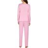 imageEkouaer Womens Pajama Set Long Sleeve Pj Sets Two Piece Loungewear Soft Pajama Top and Pants Pjs SleepwearLight Pink