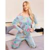 imageEkouaer Womens Pajama Set Long Sleeve Pj Sets Two Piece Loungewear Soft Pajama Top and Pants Pjs SleepwearMermaid